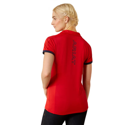 Ariat Ladies SS26 Bandera Team 1/4 Zip Polo