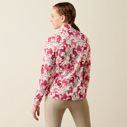 Ariat AW26 Youth's Luna Veil 1/4 Zip Baselayer