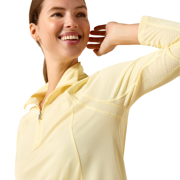 Ariat Ladies SS26 Sunstopper 3.0 1/4 Zip Baselayer