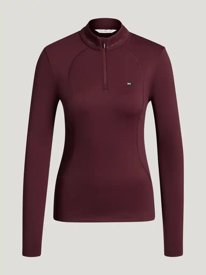 Tommy Hilfiger AW26 Cady 1/4 Zip Rhinestone Training Top