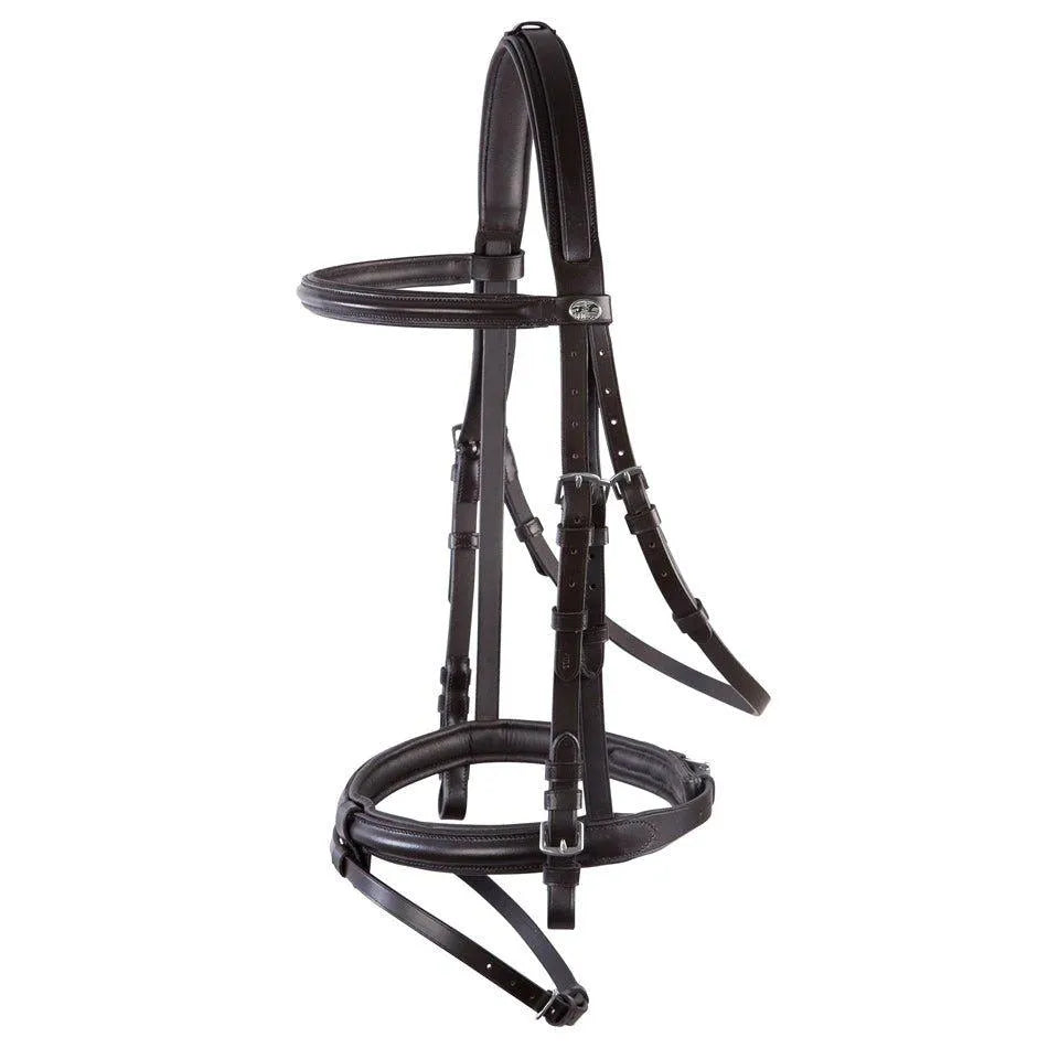 Schockemohle Bremen Wide Neo Line Bridle - Brown - Cob