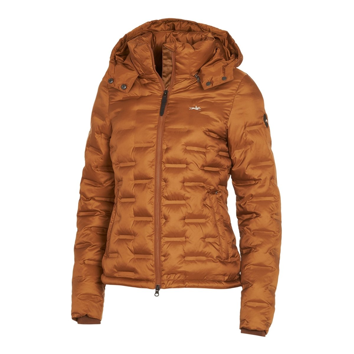 Schockemohle Womens Cecilia Quilted Jacket - Cognac - Extra Small