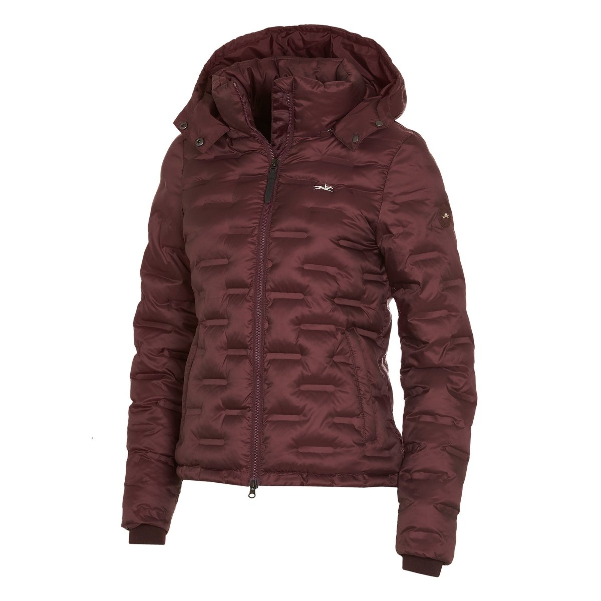 Schockemohle Womens Cecilia Quilted Jacket - Wine - Extra Small