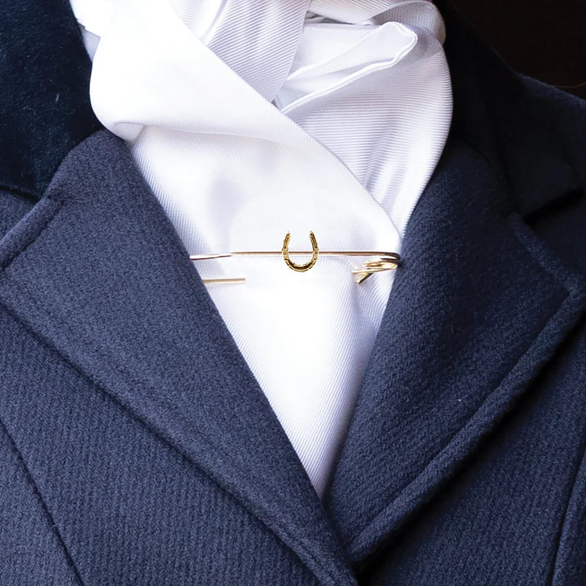 Equetech Traditional Horseshoe Stock Pin