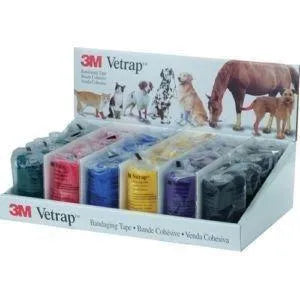 Vetwrap Cohesive Bandage - Black -