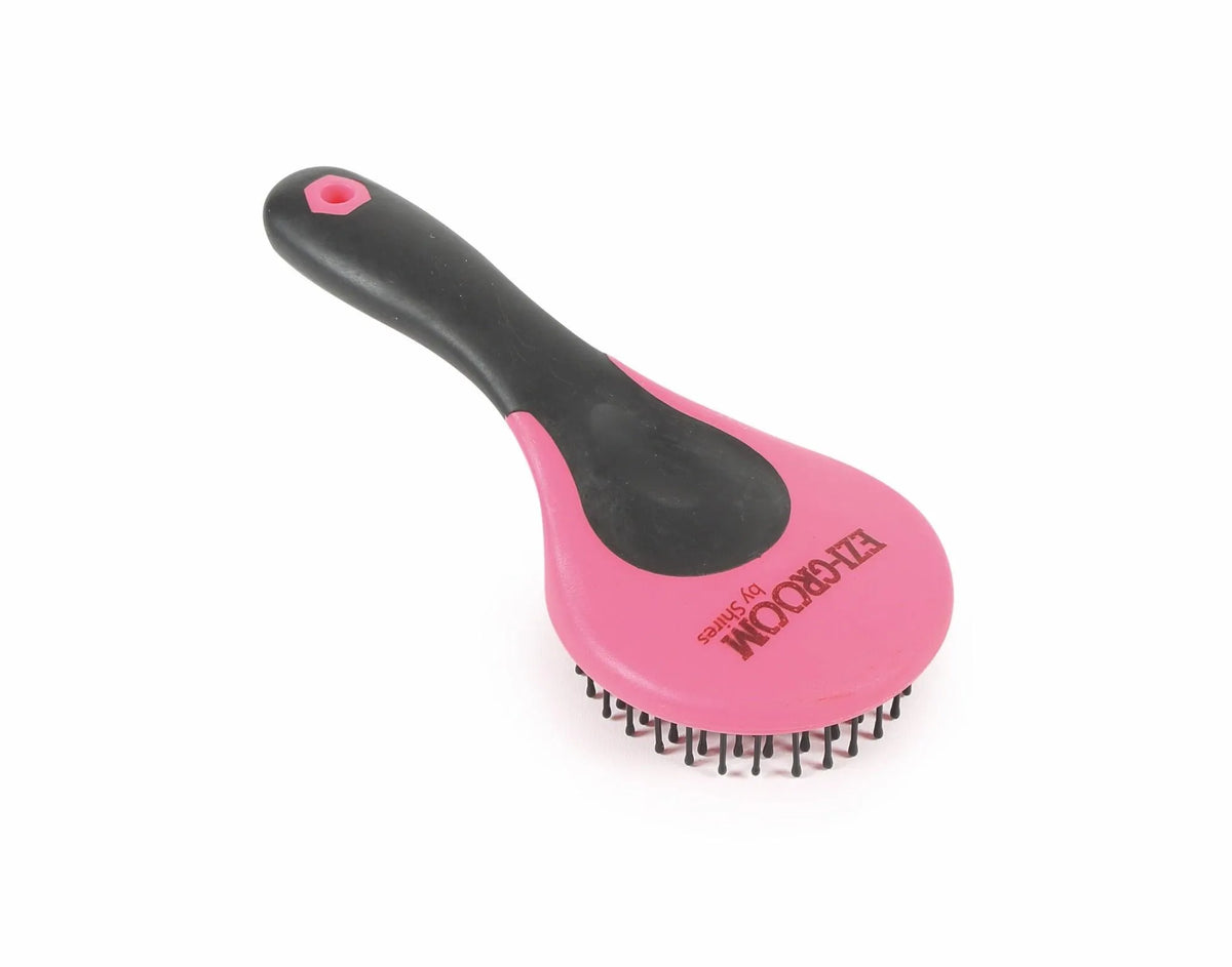 EZI-GROOM Grip Mane & Tail Brush Bright Blue