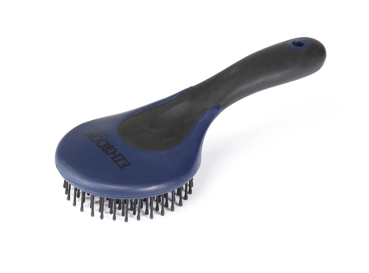 EZI-GROOM Grip Mane & Tail Brush Bright Blue