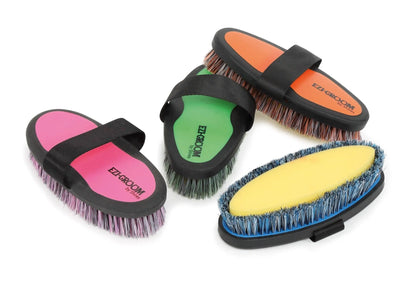 EZI-GROOM Grip Body Wash Brush Bright Blue / L