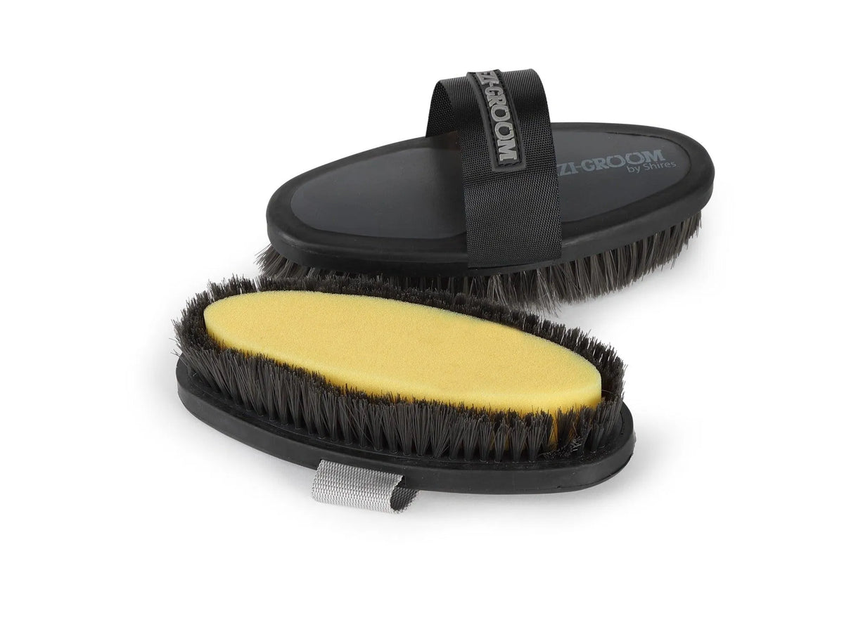 EZI-GROOM Grip Body Wash Brush Bright Blue / L