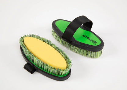 EZI-GROOM Grip Body Wash Brush Bright Blue / L