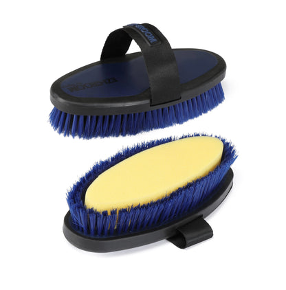 EZI-GROOM Grip Body Wash Brush Bright Blue / L