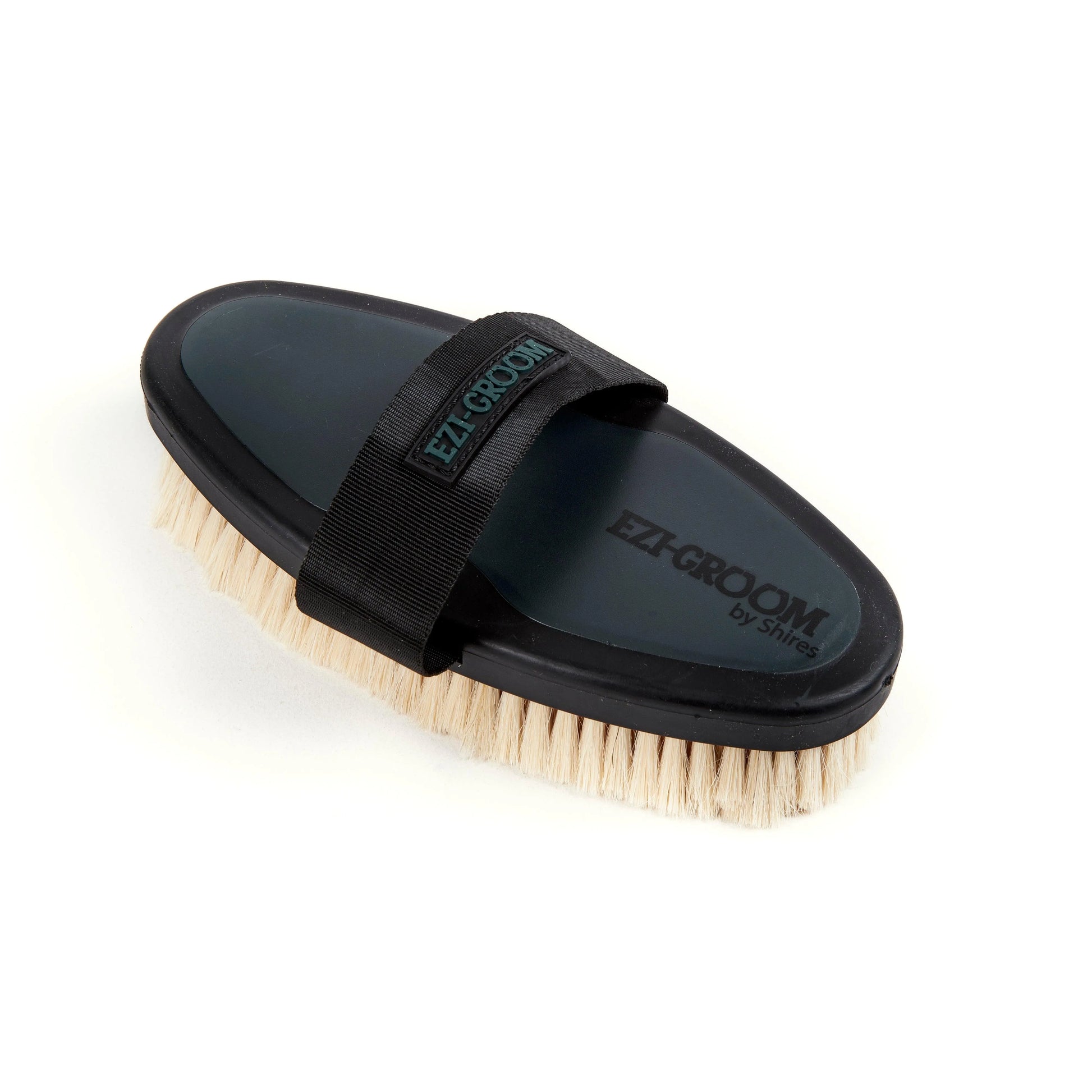 EZI-GROOM Grip Body Brush with Goat Hair - Ayr Equestrian