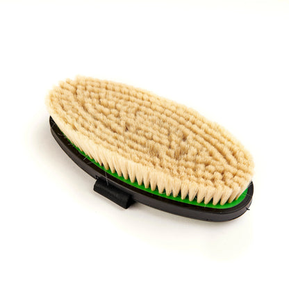 EZI-GROOM Grip Body Brush with Goat Hair - Ayr Equestrian