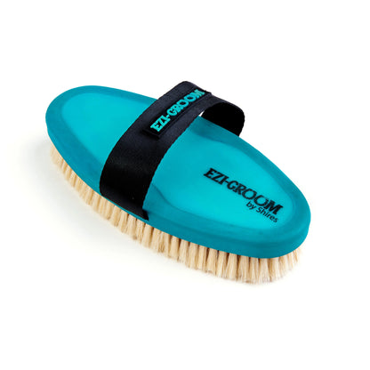 EZI-GROOM Grip Body Brush with Goat Hair - Ayr Equestrian