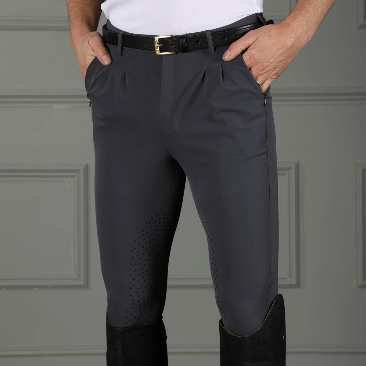 Aubrion Walton Breeches - Boys Beige / 11/12 Yrs