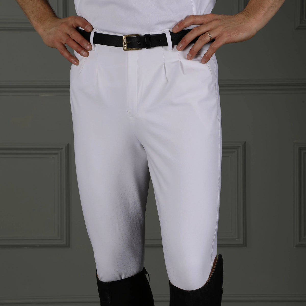 Aubrion Walton Breeches - Boys Beige / 11/12 Yrs