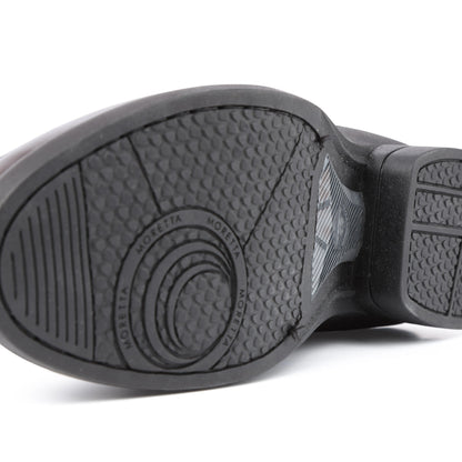 Moretta Alessia Leather Paddock Boot - Black - 4/37