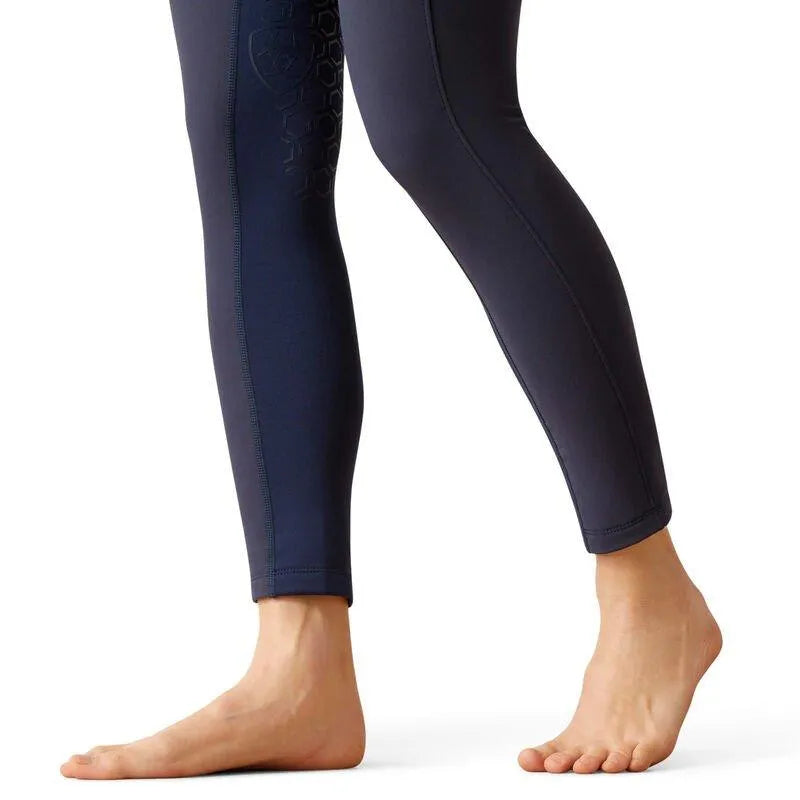 Ariat AW23 Ladies Boreas Half Grip Riding Tight - Navy - L