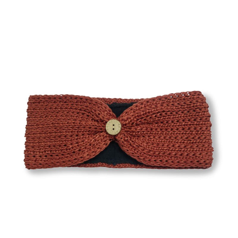 Ariat AW23 Midlands Winter Headband - Red Orchre -