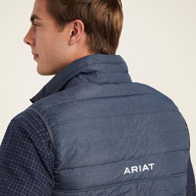 Ariat Men's AW23 Ideal Down Vest - Charcoal Heather - Extra Small