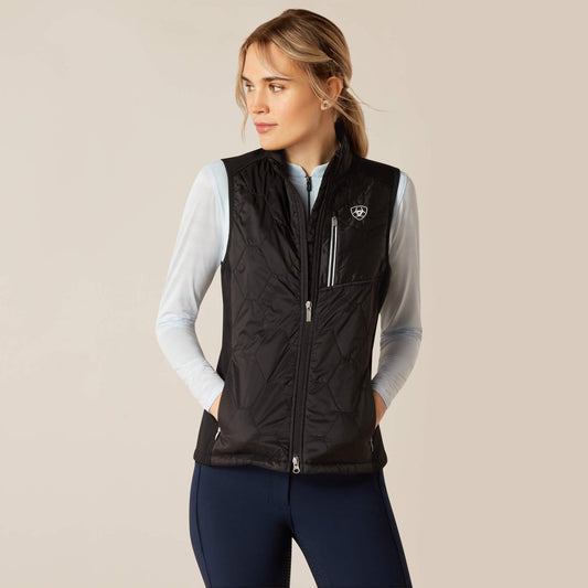 Ariat SS24 Womens Fusion Insulated Vest - Black - XS