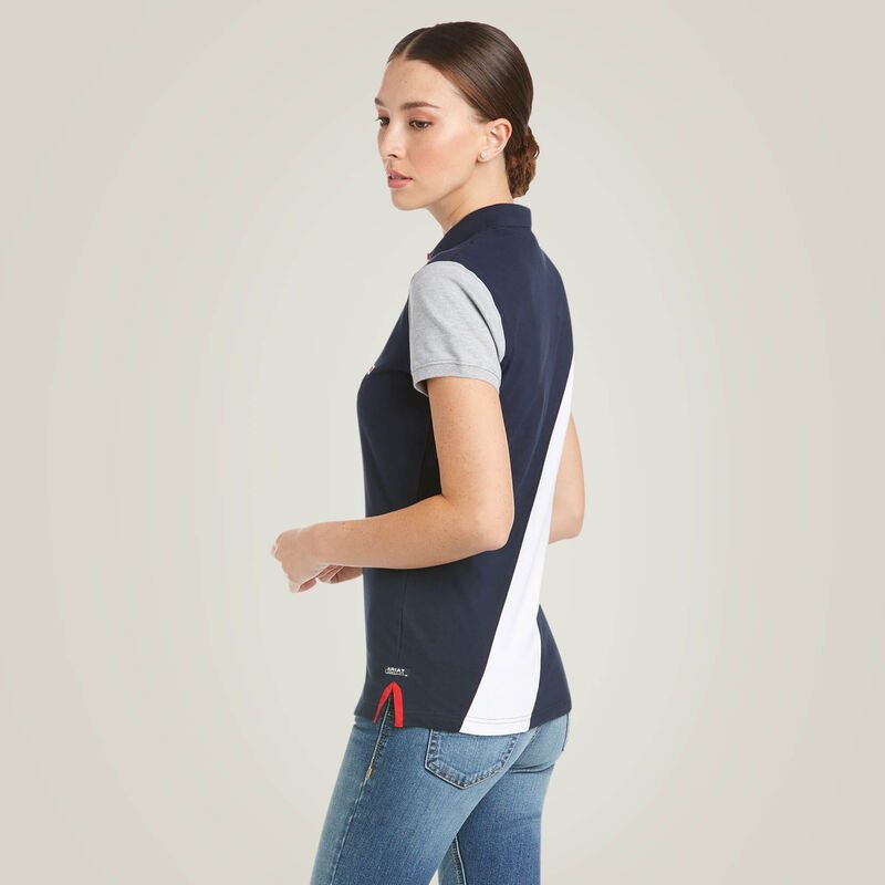 Ariat SS24 Womens Taryn Short Sleeve Polo - Baked Apple - L