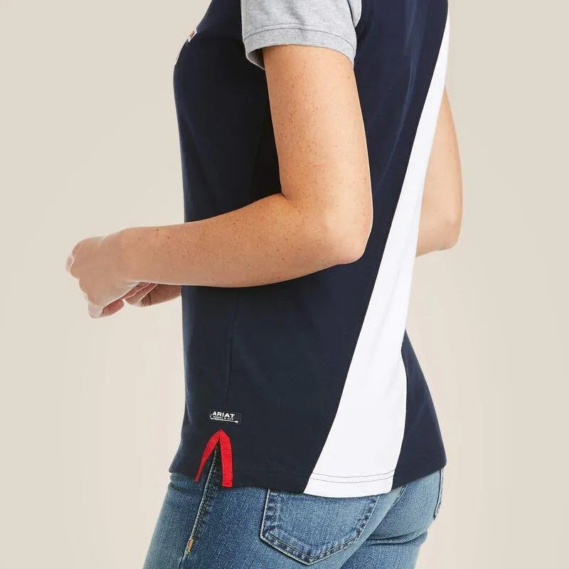 Ariat SS24 Womens Taryn Short Sleeve Polo - Baked Apple - L