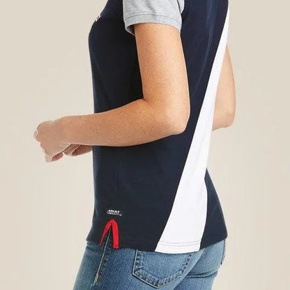 Ariat SS24 Womens Taryn Short Sleeve Polo - Baked Apple - L