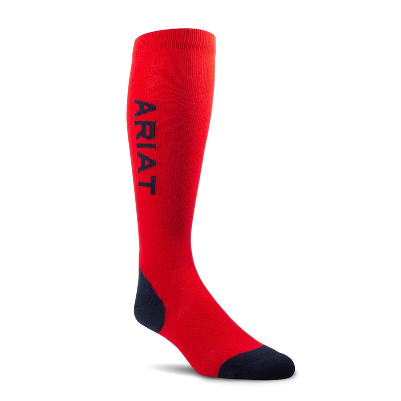 Ariat Tek Performance Socks - Red -