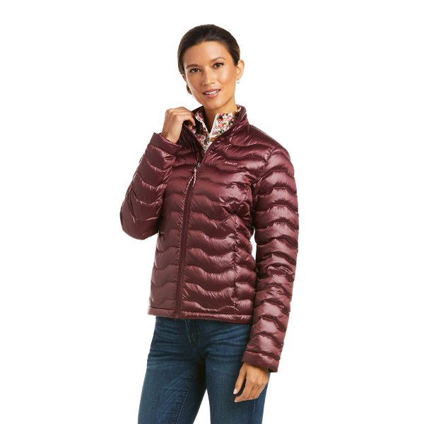 Ariat Womens Ideal 3.0 Down Jacket - Extra Small - Windsor Wine