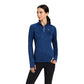 Ariat Womens Prophecy 1/4 Zip Long Sleeve Baselayer - Wild Ginger Bit Jaquard - Extra Small