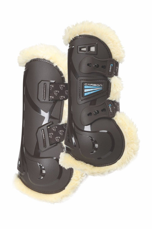 ARMA Carbon SupaFleece Tendon Boots - Black - Cob