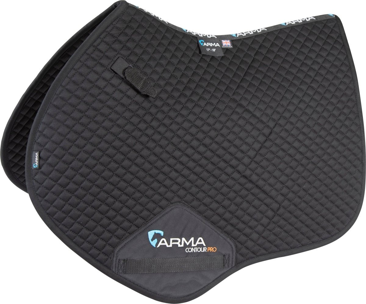 ARMA Jump Saddlecloth - Black - 15-16.5