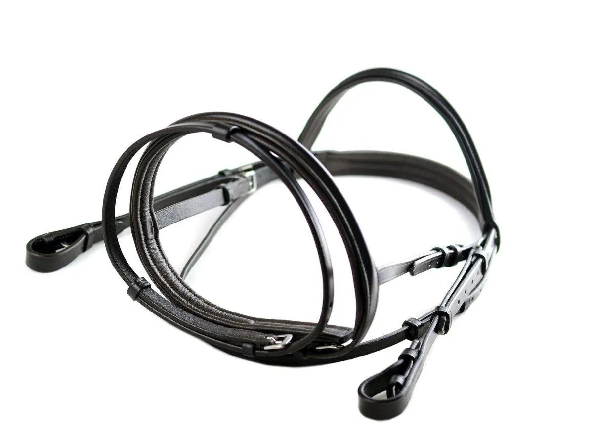 Ascot Comfort Padded Flash Bridle - Brown - Pony