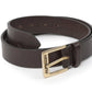 Aubrion 25mm Skinny Leather Belt - Adult - Black - 100Cm