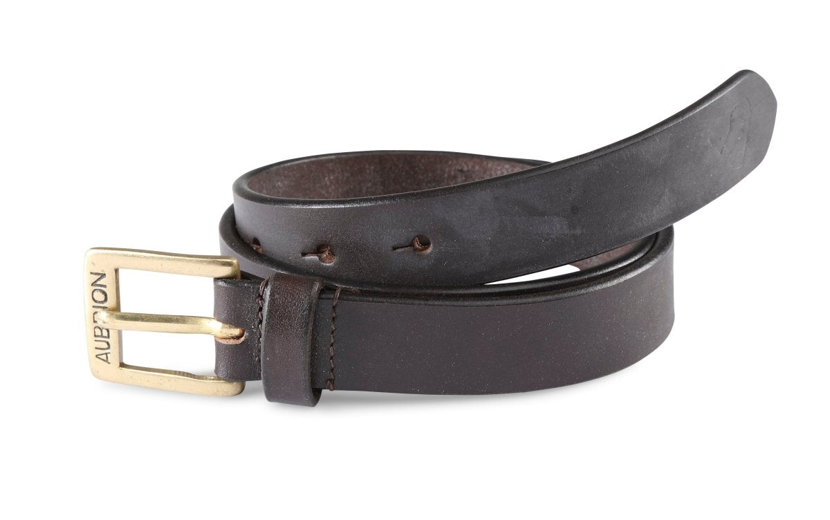 Aubrion 35mm Leather Belt - Adult - Black - 100Cm
