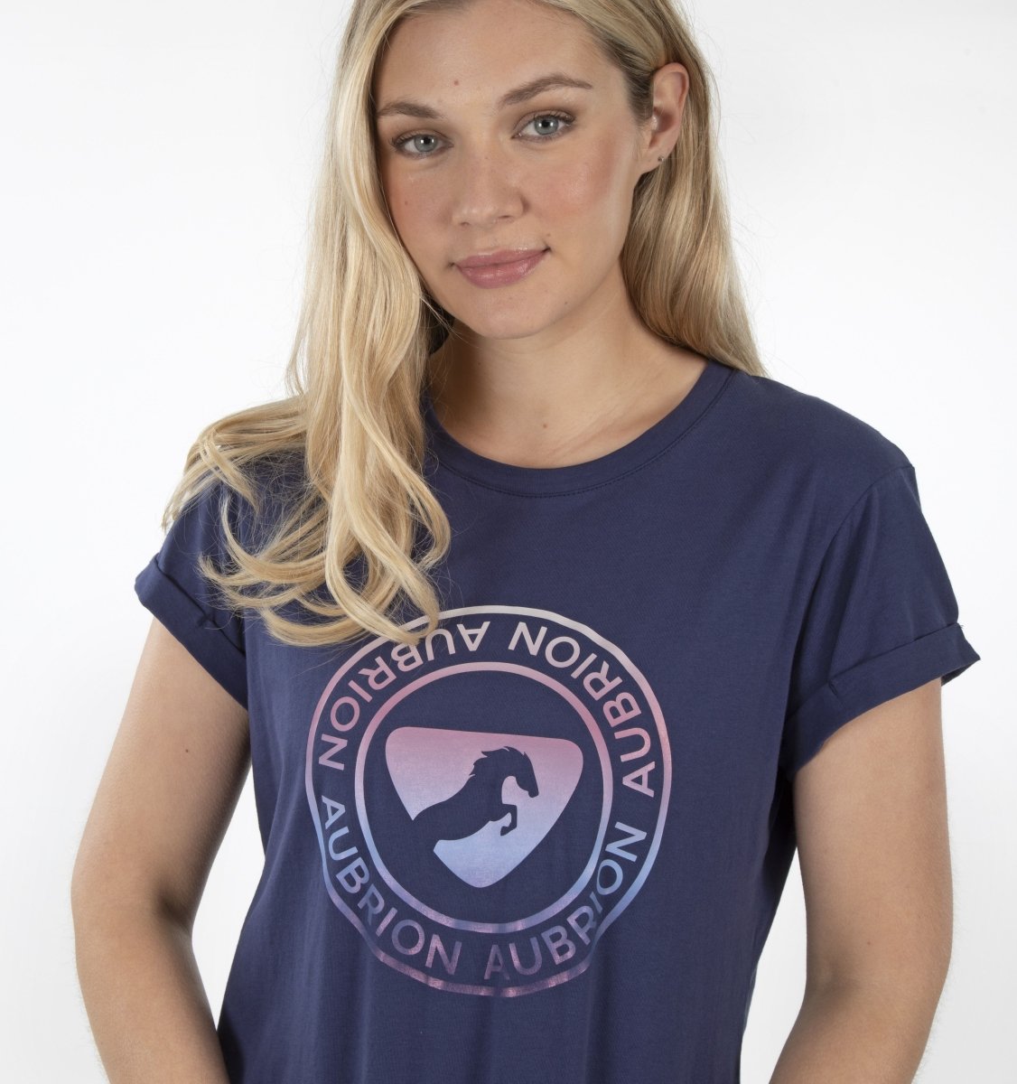 Aubrion Croxley T-Shirt - Dark Navy - L
