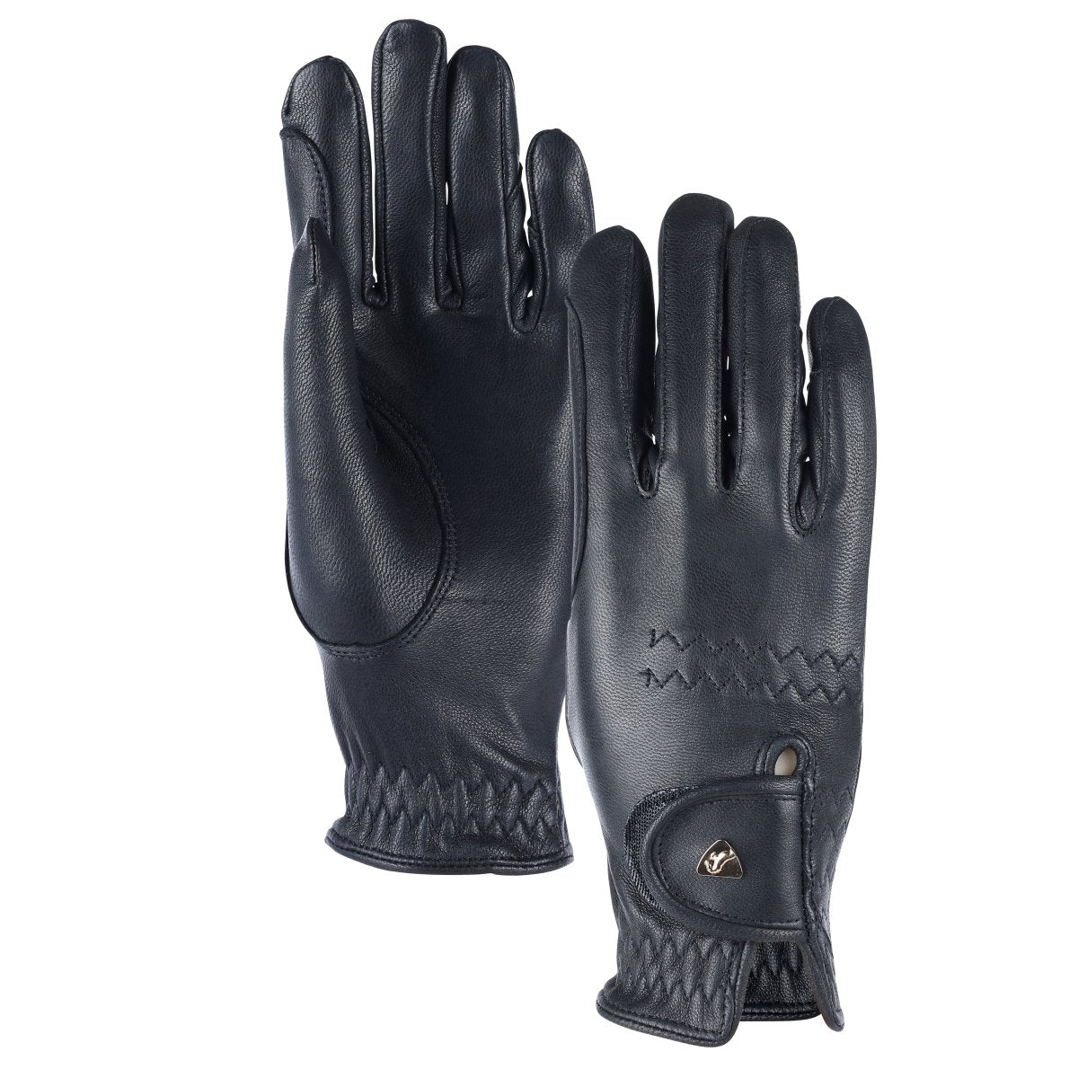 Aubrion Estade Premium Riding Gloves - Black - XS