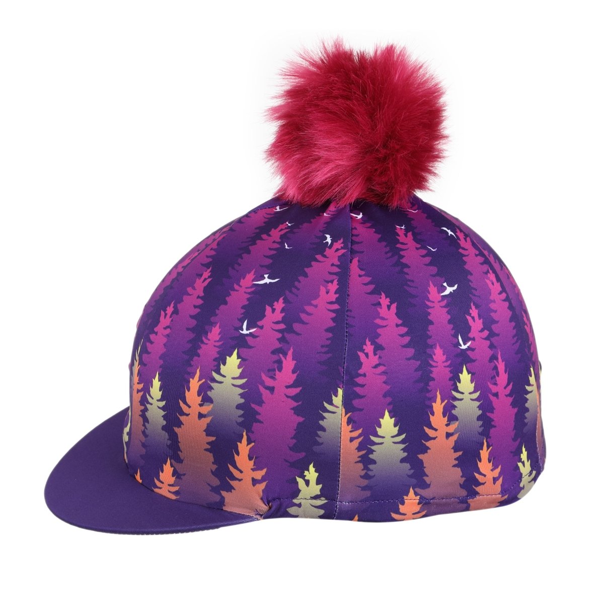 Aubrion Hyde Park Hat Cover - Purple Forrest -