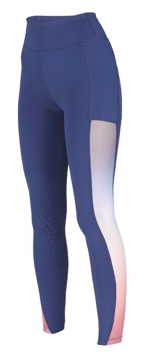 Aubrion Leyton Mesh Riding Tights - Maid - Ombre - 11/12 Yrs