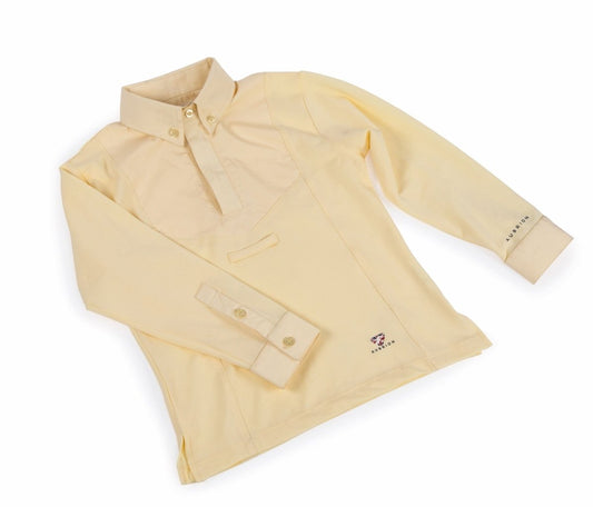 Aubrion Long Sleeve Tie Shirt - Child - White - 11/12 Yrs