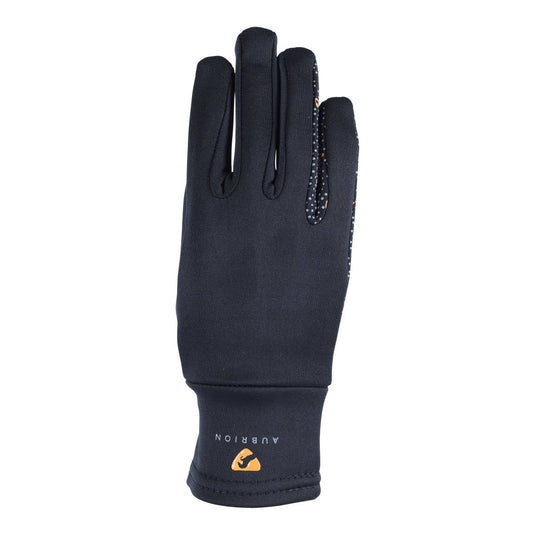Aubrion Patterson Thermal Winter Riding Gloves - Black - XS