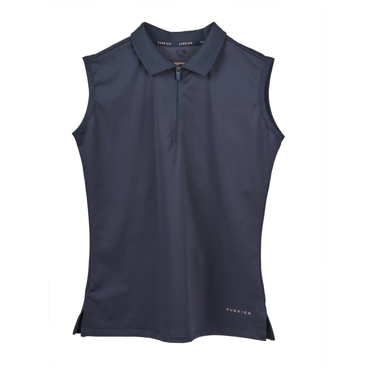 Aubrion Poise Sleeveless Tech Polo - Young Rider - Navy - 11/12 Yrs
