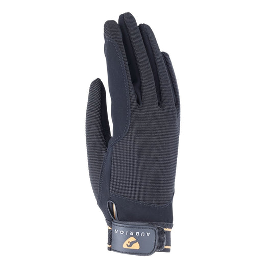 Aubrion Stratos SportFit Riding Gloves - Black - XS