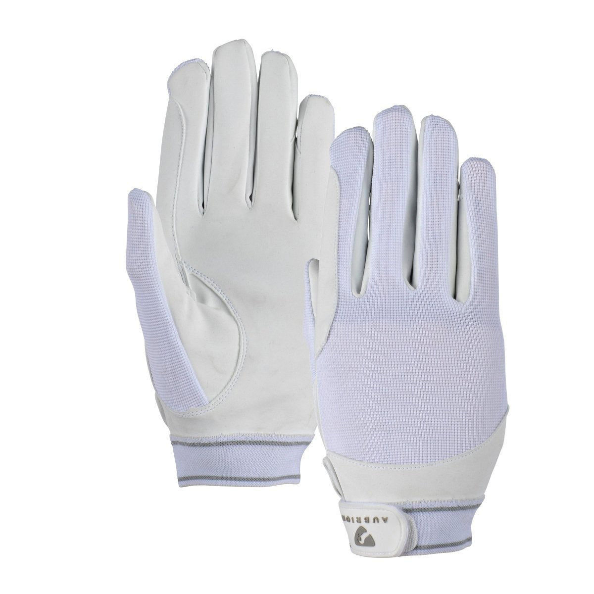 Aubrion Stratos SportFit Riding Gloves - White - XS