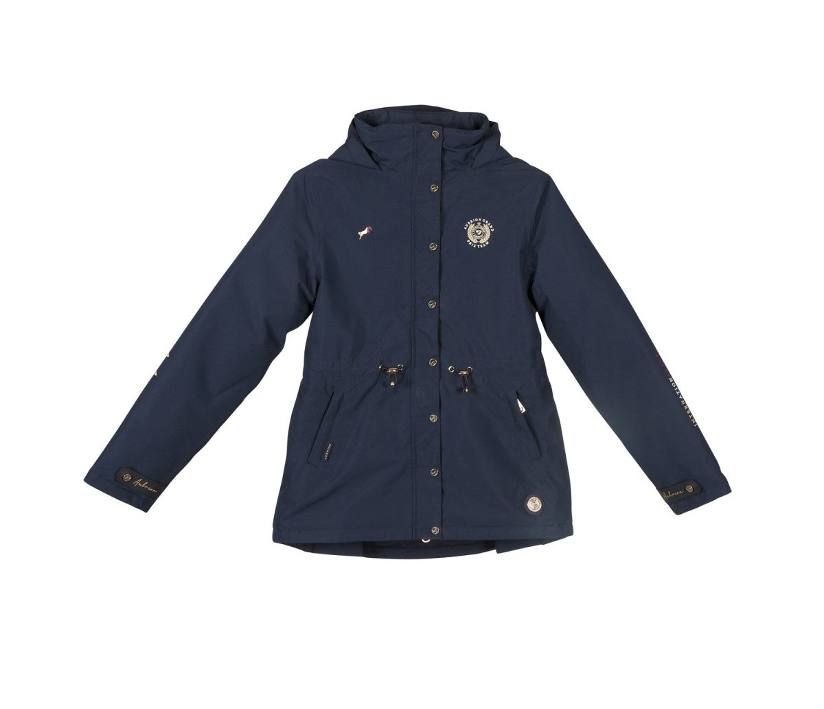 Aubrion Team Waterproof Coat - Young Rider - Navy - 11/12 Yrs