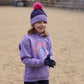 Aubrion Tikaboo AW23 Childs Hoodie - Lilac - 3/4