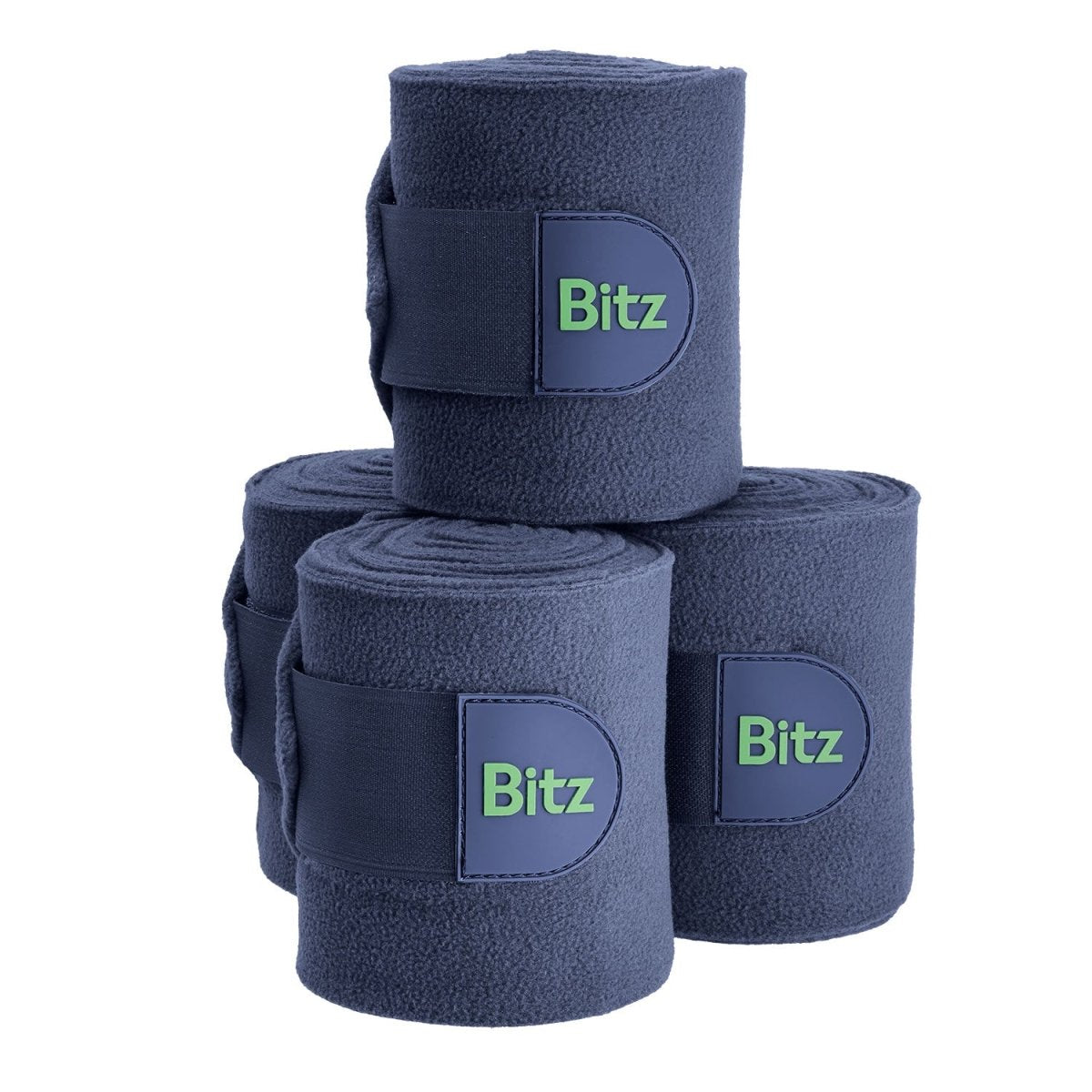 Bitz Bandages Fleece - Navy - 4 Pack