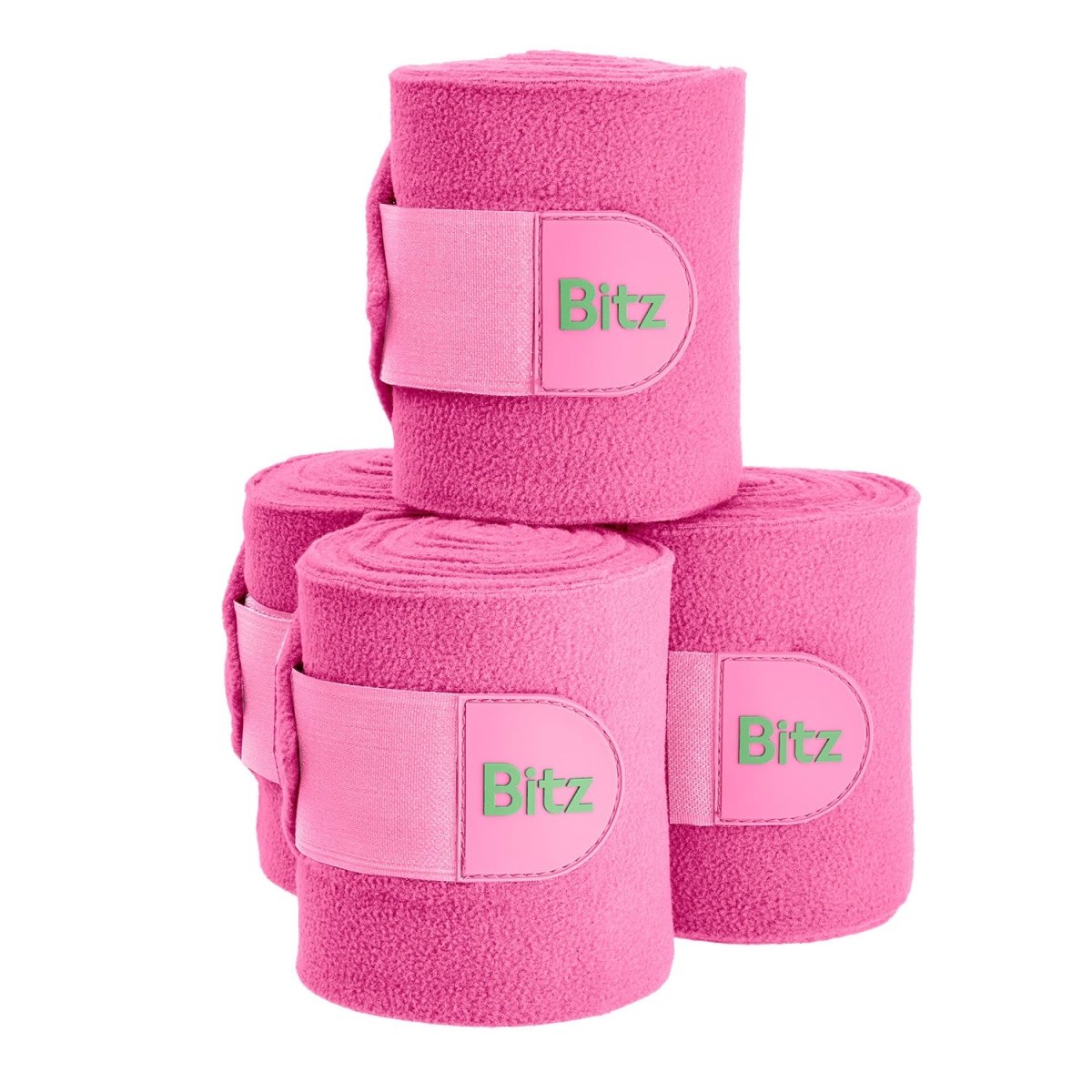 Bitz Bandages Fleece - Pink - 4 Pack