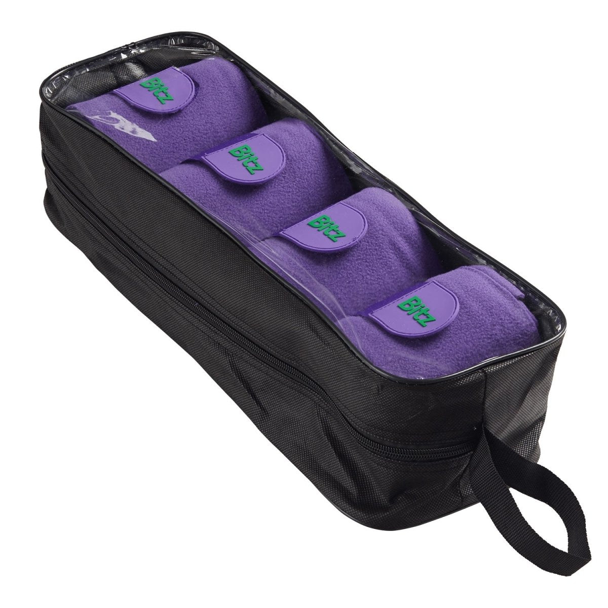 Bitz Bandages Fleece - Purple - 4 Pack